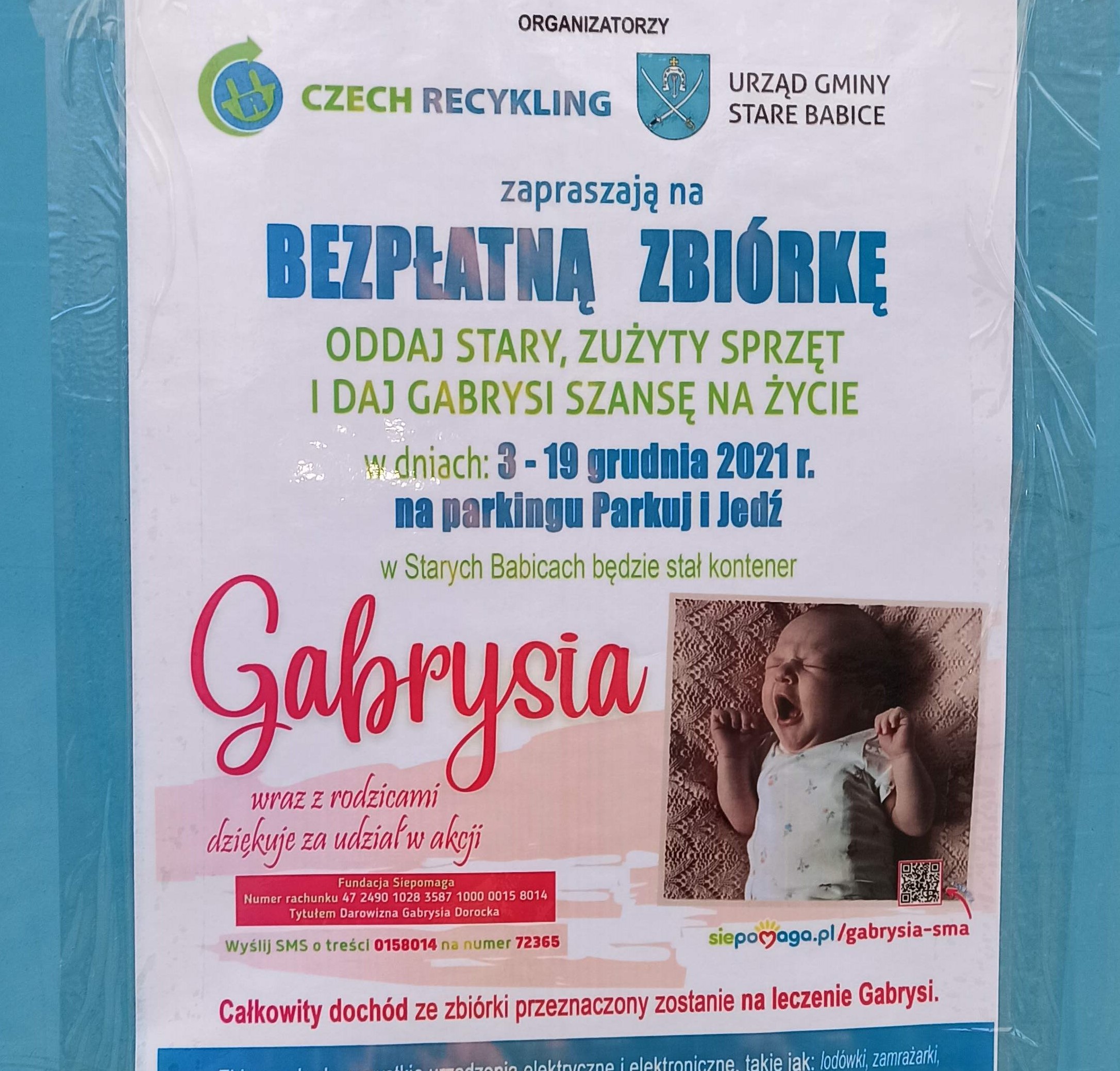ZBIÓRKA ELEKTROODPADÓW DLA GABRYSI